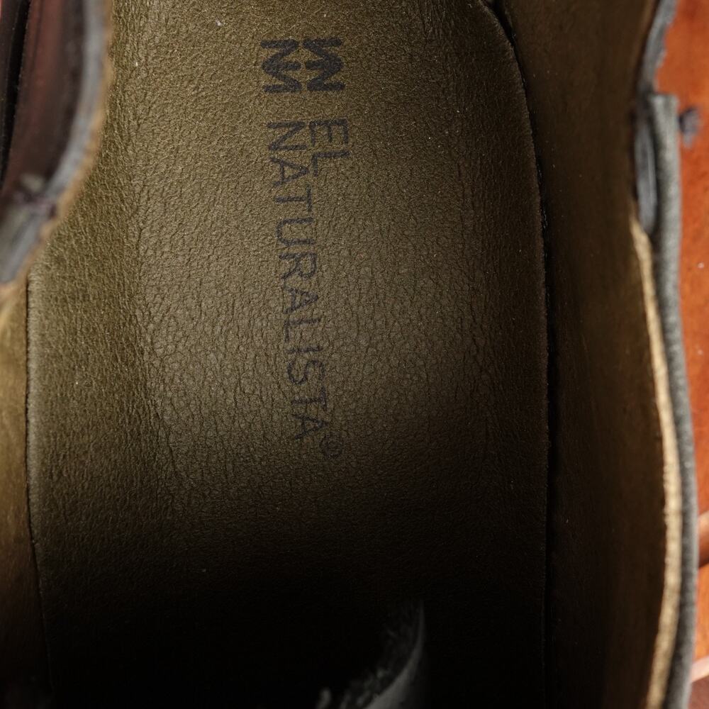 El Naturalista Shoes Mens Size EU 41 US 8.5 Black Leather Casual Comfort Walking - Picture 11 of 13